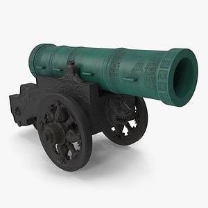 Tsar Cannon Gameready 3D model