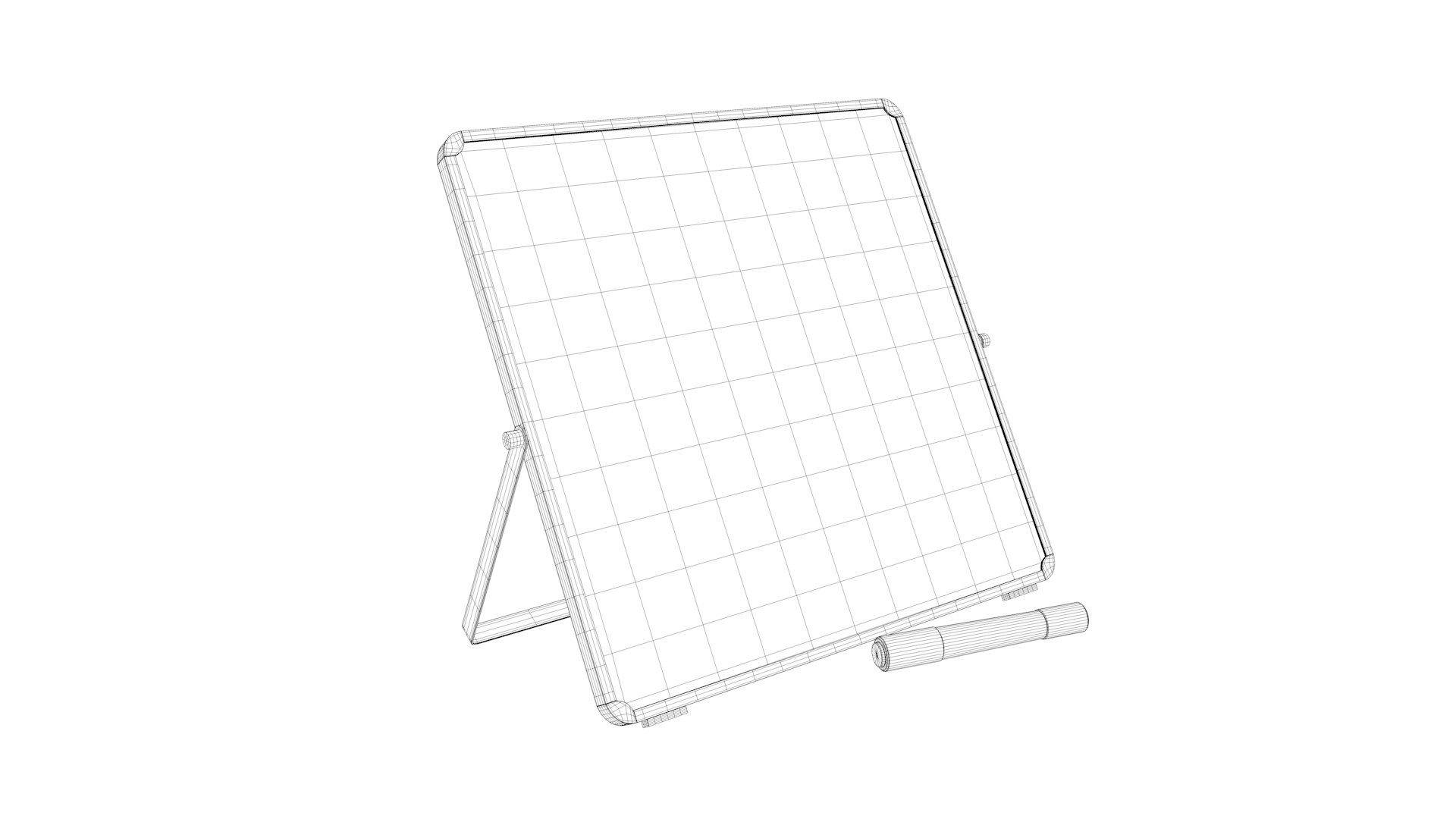 Whiteboard with marker 3D model https://p.turbosquid.com/ts-thumb/pZ/TLy49M/LQ/wire0000/jpg/1735938291/1920x1080/fit_q87/c3f4b3c65af38ab1fb036e0ad00d516c2611540d/wire0000.jpg