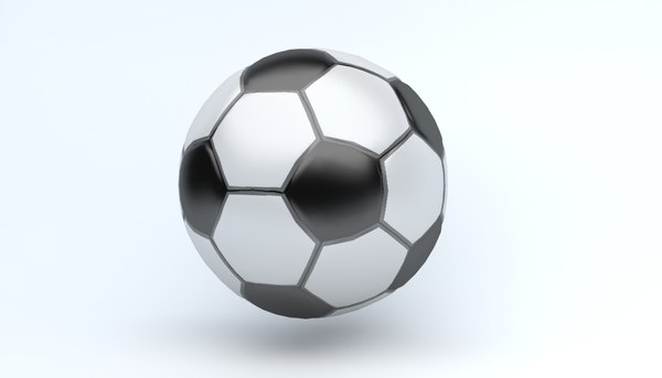 サッカーボールのアイコン3dモデル Turbosquid