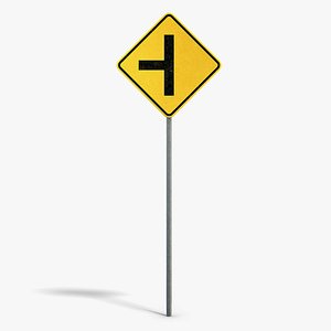 3D Crossing Sign model