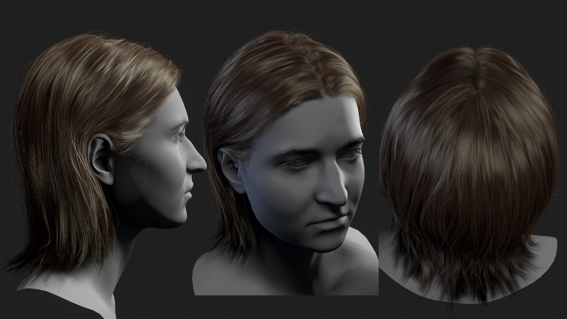 Real-time Hair model https://p.turbosquid.com/ts-thumb/pZ/UYrsJ0/5V/1/jpg/1789371595/1920x1080/fit_q87/61333b03d802ee215b3f188a22abf9b792073a2b/1.jpg