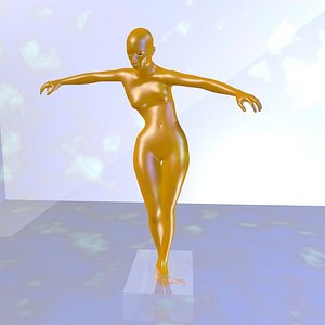 3d sculpture woman