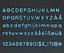 Alphabet néon