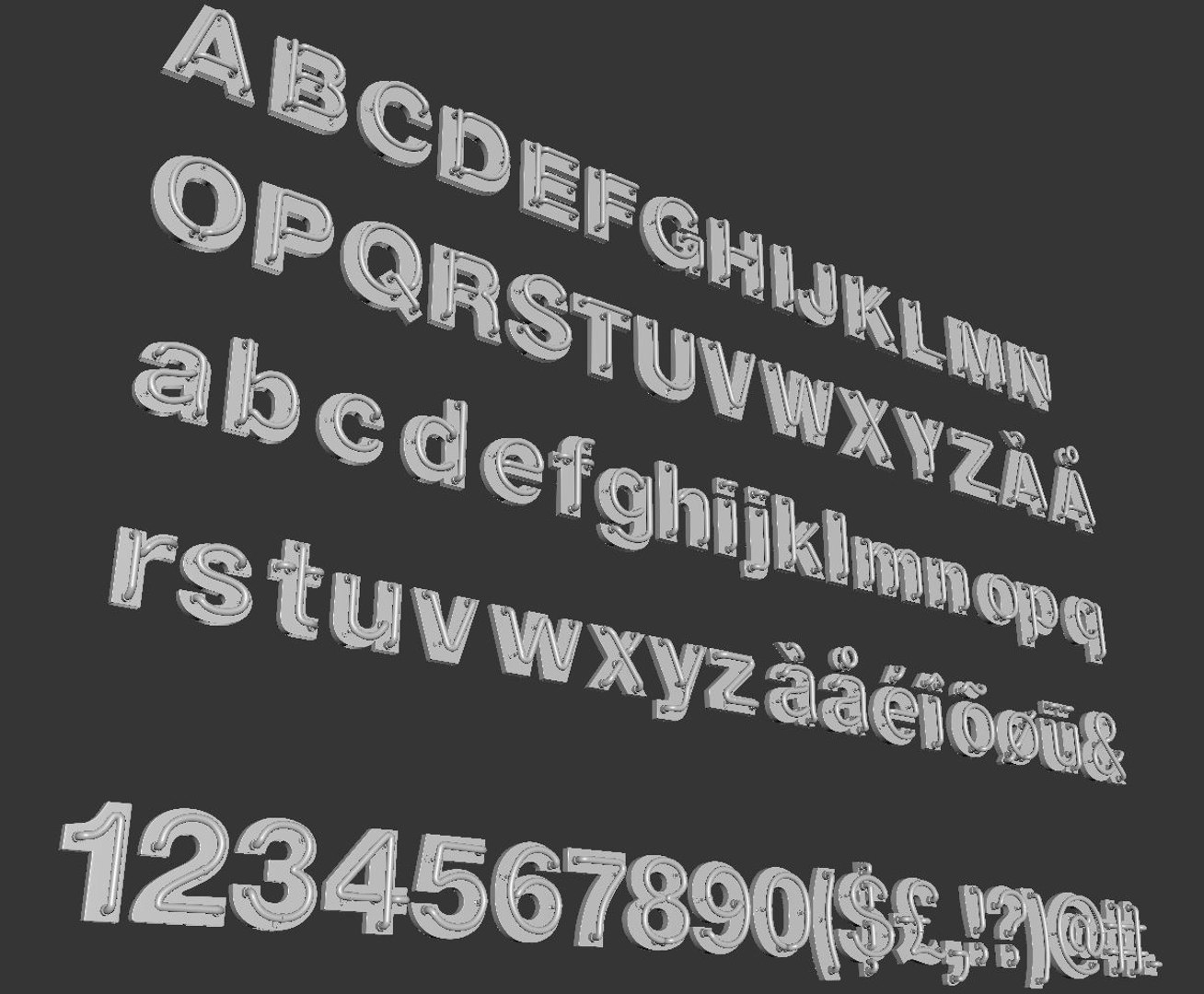 3D neon alphabet model https://p.turbosquid.com/ts-thumb/pZ/VVE8l5/E4WrG4rL/neonalphabet___0013/jpg/1604391416/1920x1080/fit_q87/2d2c235f72da5c0f1f334b150f280267266843ee/neonalphabet___0013.jpg