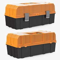 Three Layer Folding Plastic Toolbox