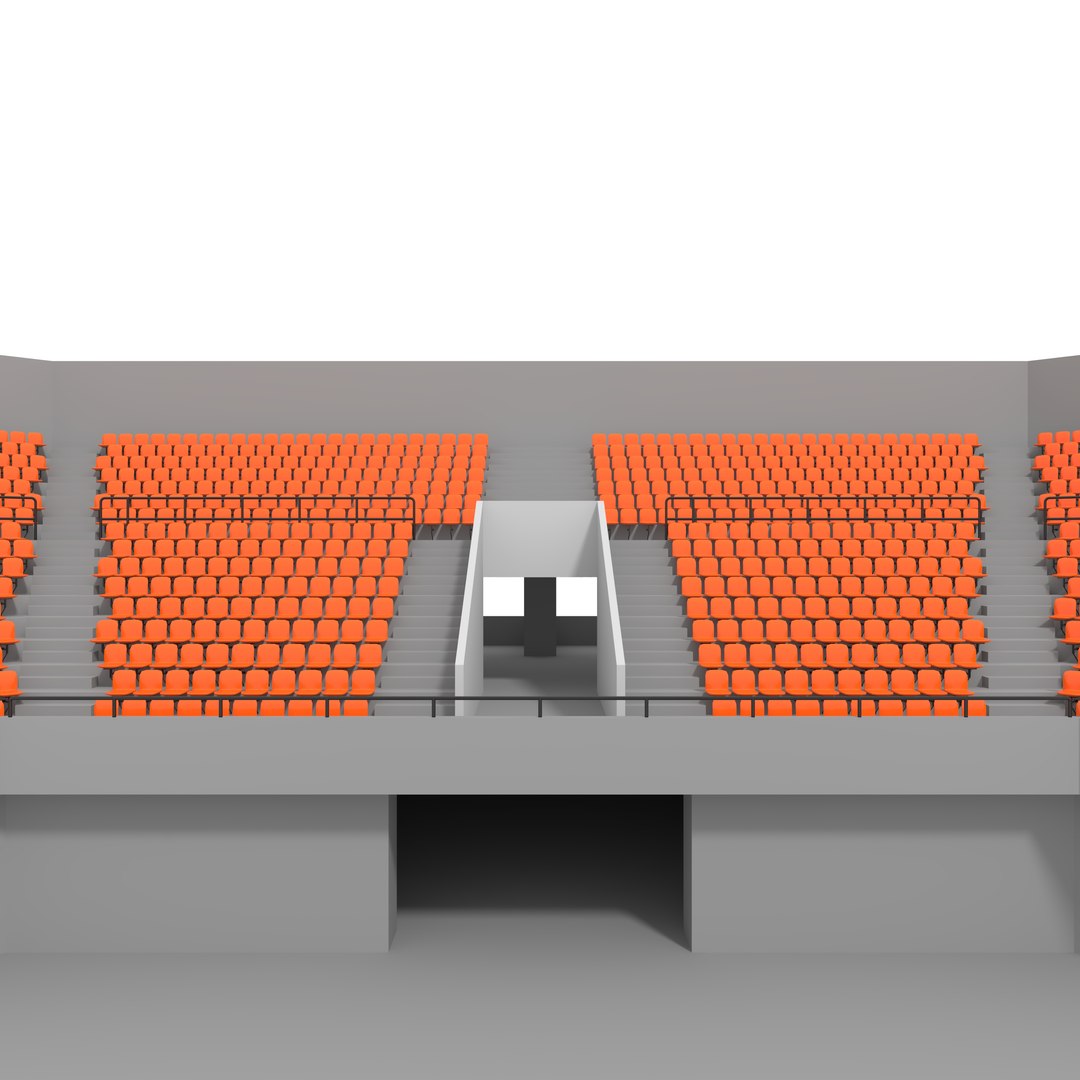 Stadium Tribune 03 Corner 3D Model - TurboSquid 2380413