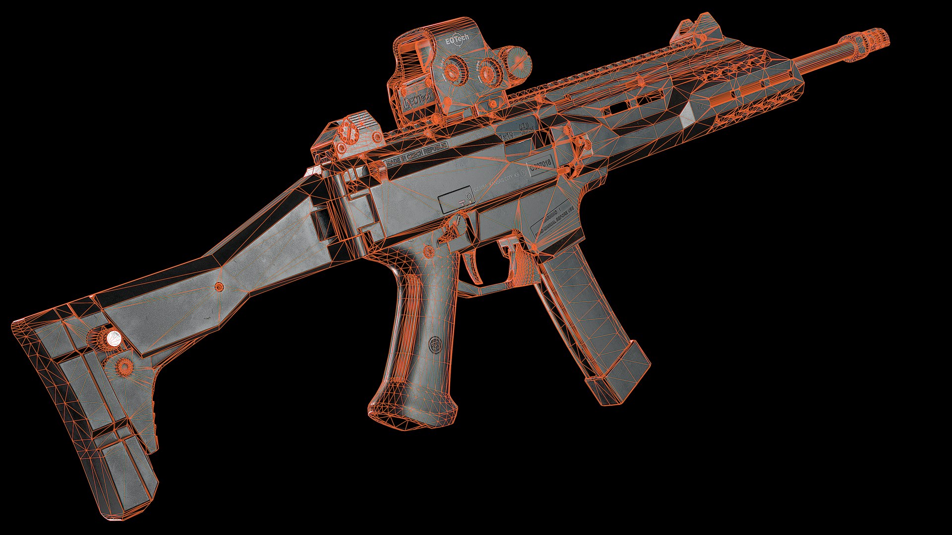 3D Cz Scorpion Evo 3 - TurboSquid 1621155
