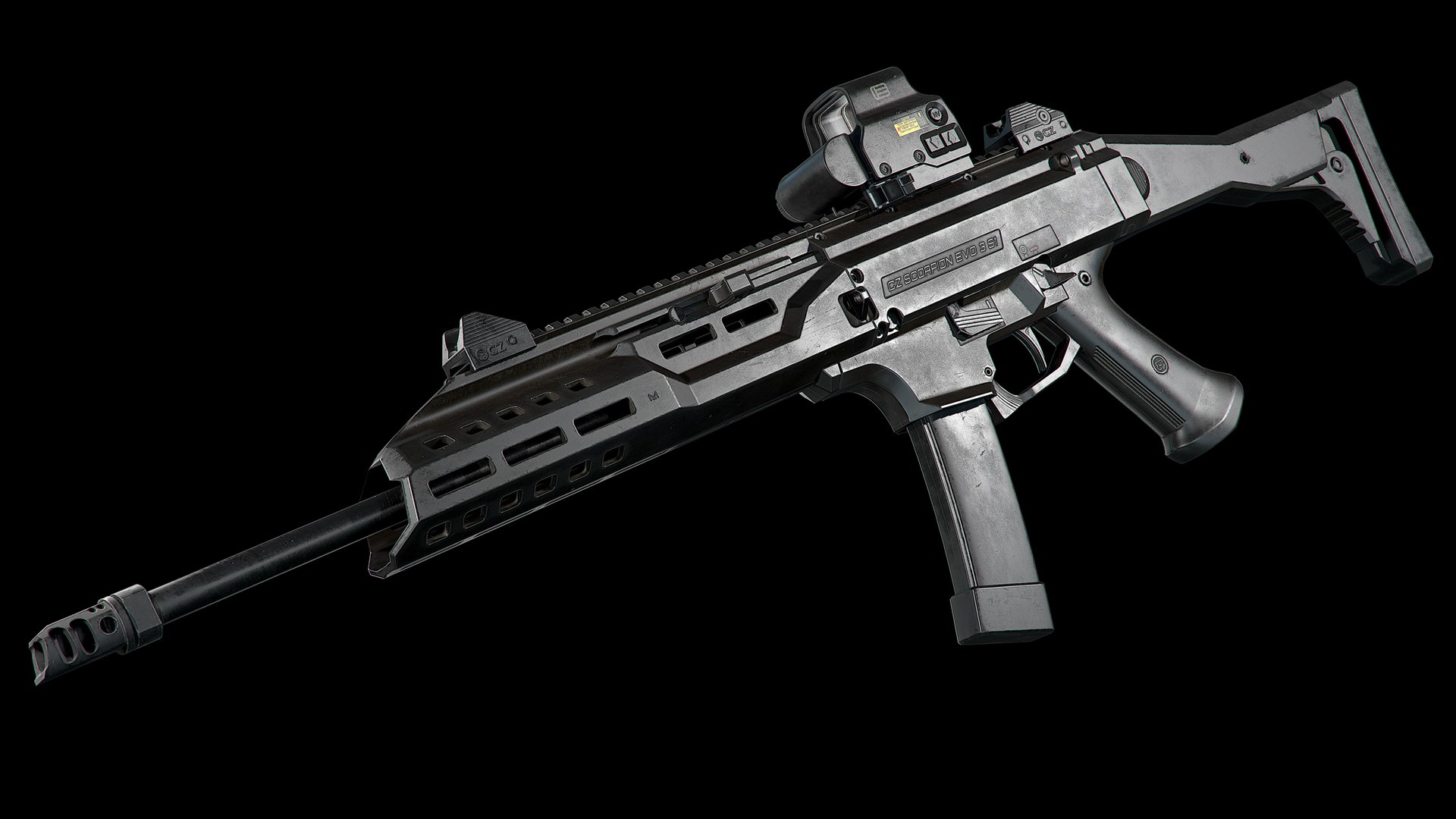 3D Cz Scorpion Evo 3 - TurboSquid 1621155