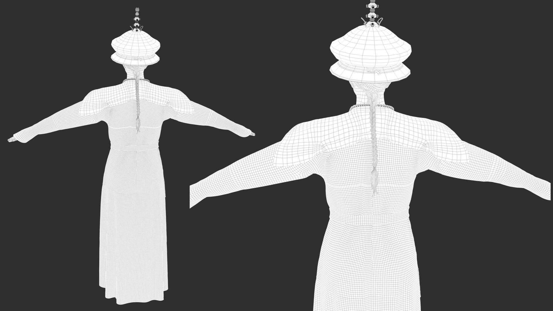Qing Emperor Qianlong Ancient China Imperial Robe 3D Model - TurboSquid ...
