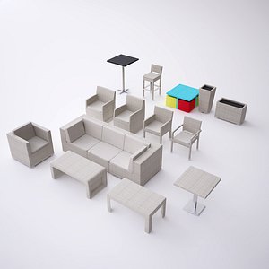 Wicker Furniture Set