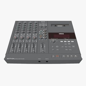 3d cassette track recorder model