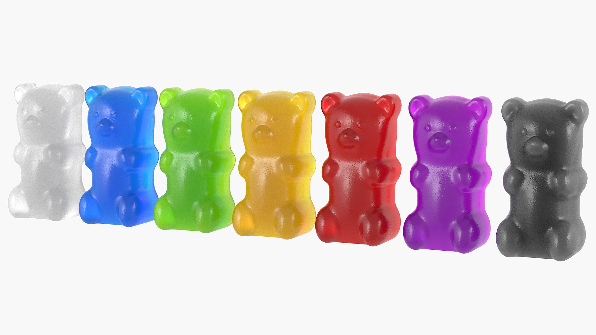 3D Gummy Bears 2 - TurboSquid 2018265