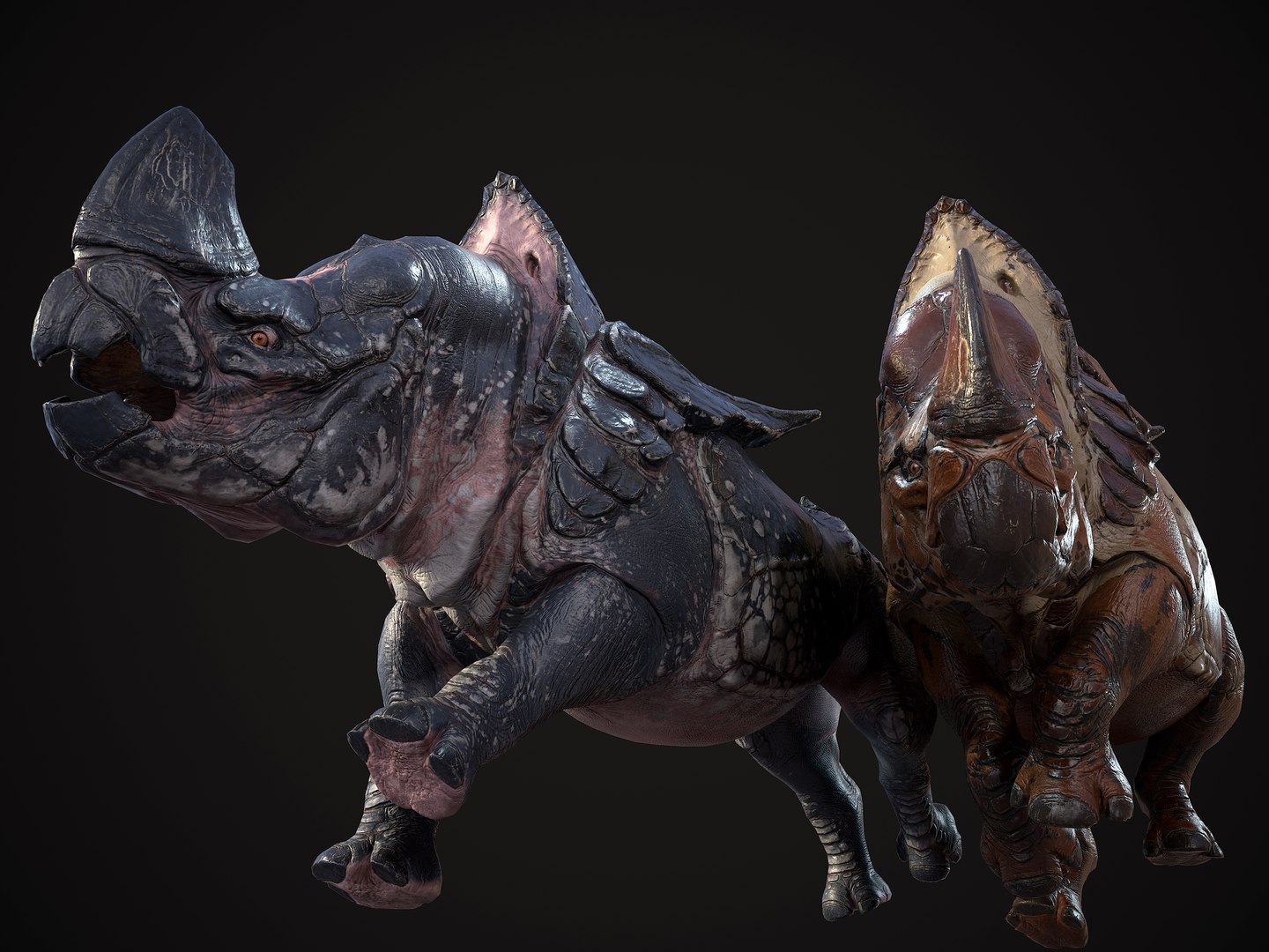 3D Model Alien Rhinoceros - TurboSquid 2381490