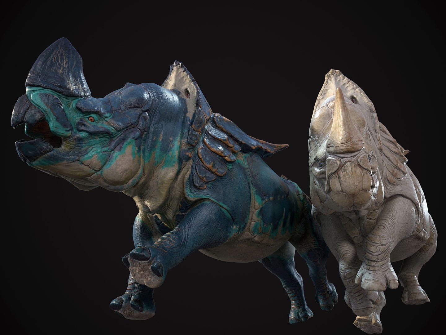 3D Model Alien Rhinoceros - TurboSquid 2381490