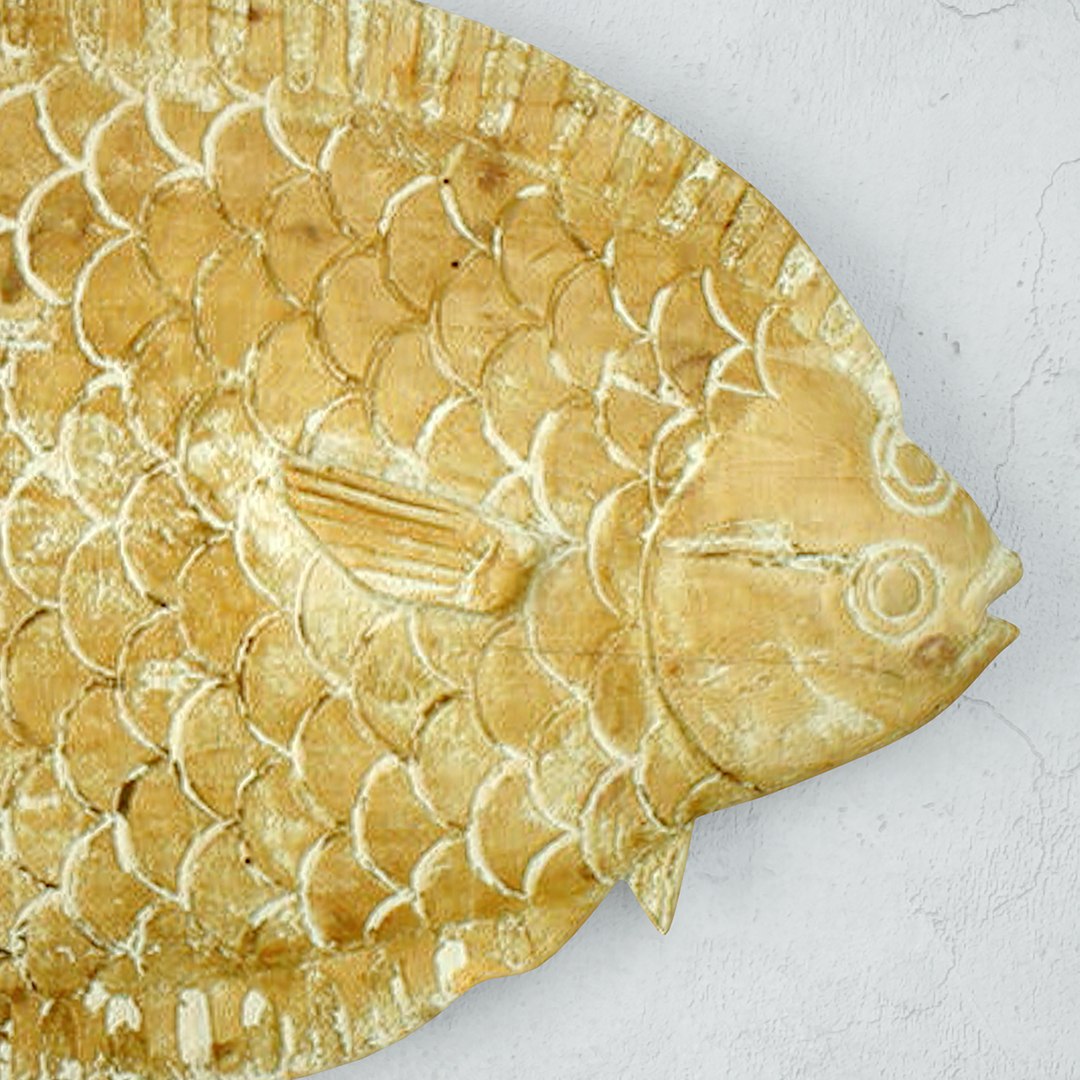 3D Monumental American Country Style Hanging Fish Sculpture model ...