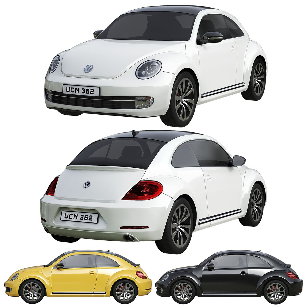 Volkswagen Beetle 3D Model - TurboSquid 1535461