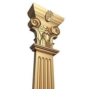 3D Column Capital 0603
