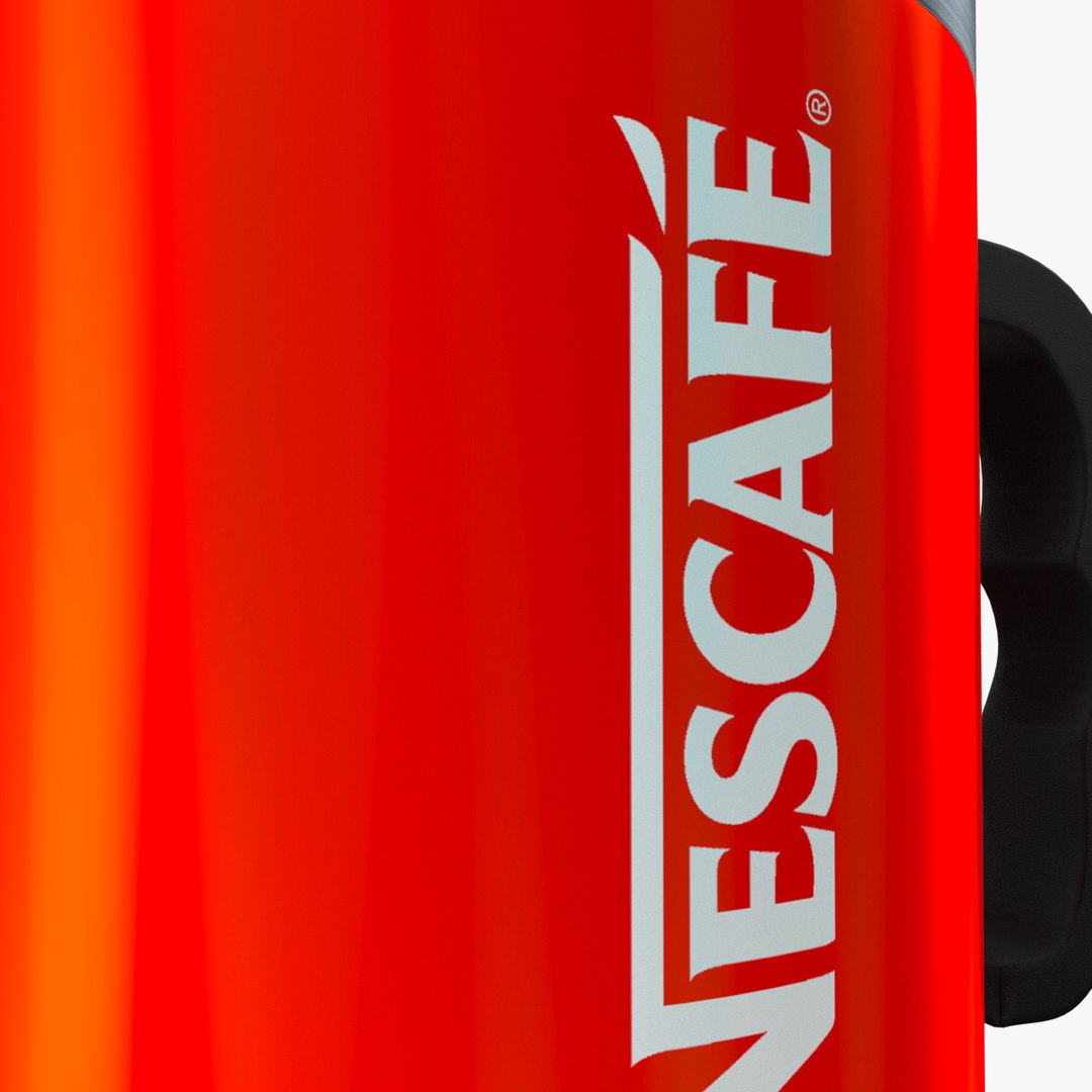 3d model nescafe cup