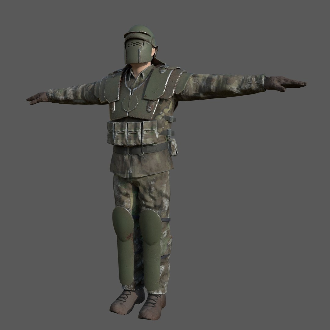 Soldier 3D Model - TurboSquid 1301130