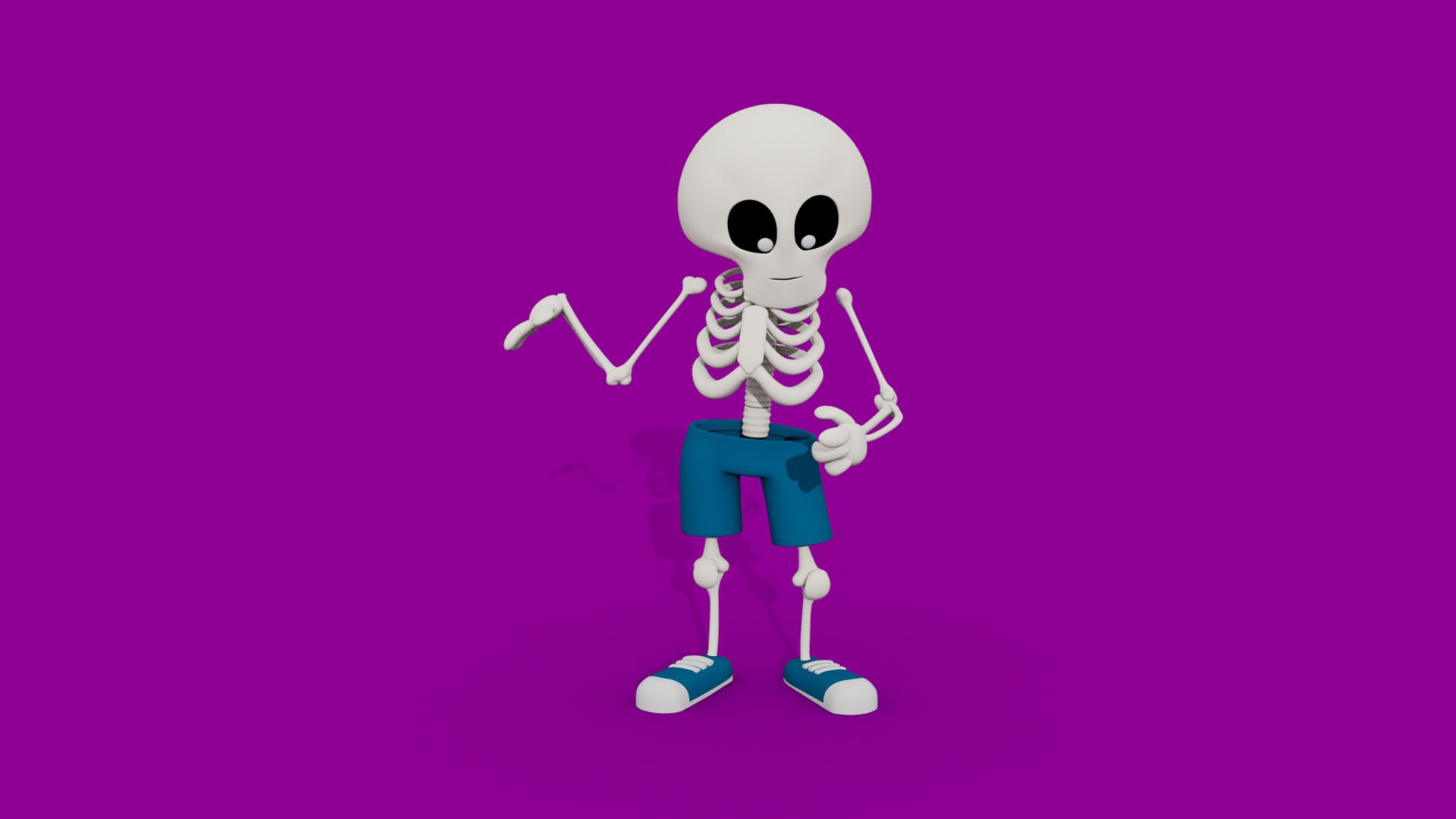 3D Mr Skeleton - Rigged - TurboSquid 1941634