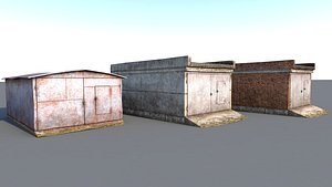 3D russian garage model