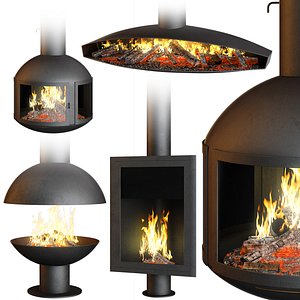 Fireplace set Focus Creation 3
