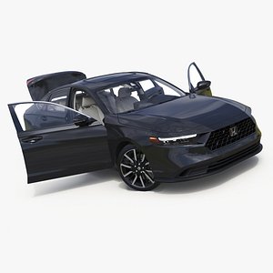 Black Honda Accord 2025 Rigged