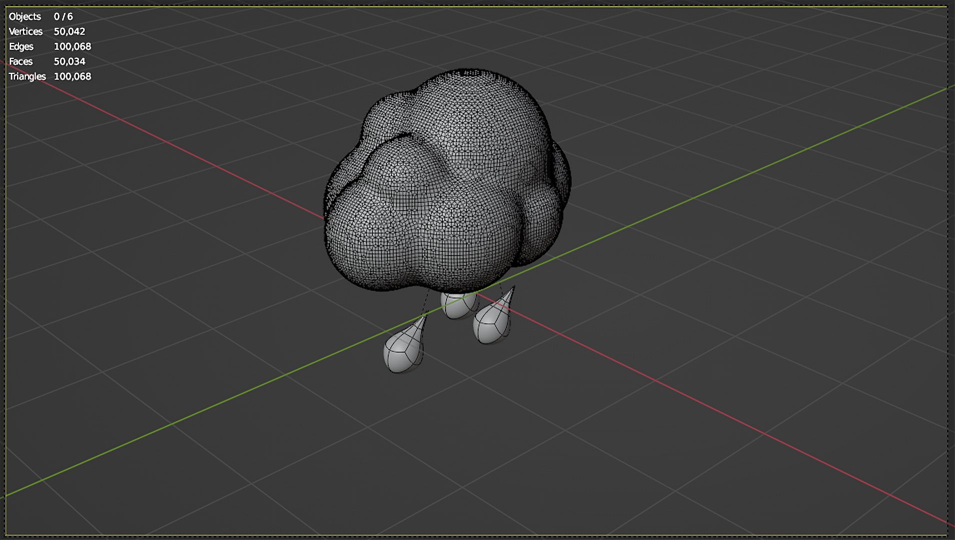 3d Rainy Weather Icon Model - TurboSquid 2045383
