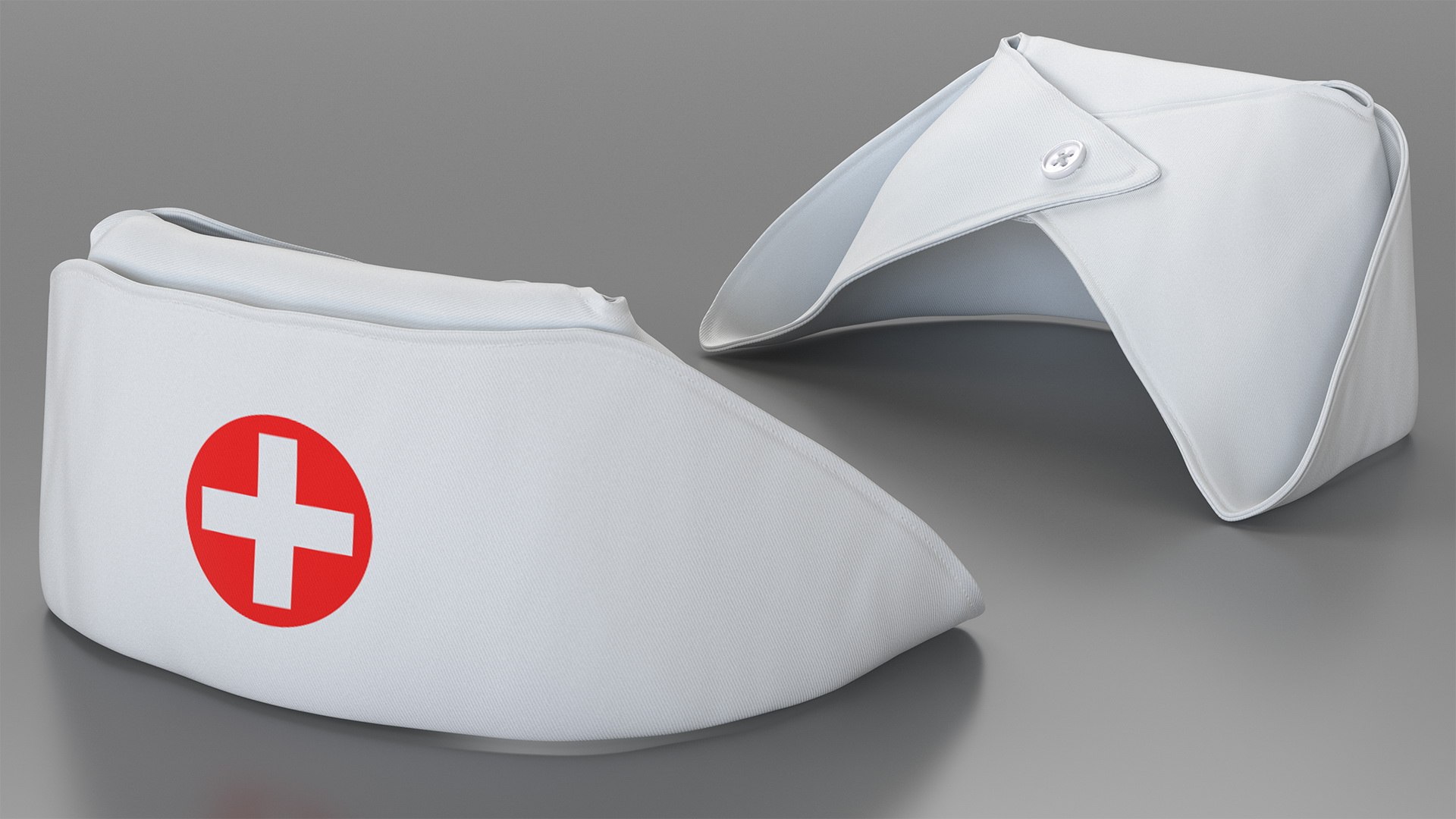 Nurse Cap 3D model preview