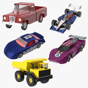 3d toy racecars trucks