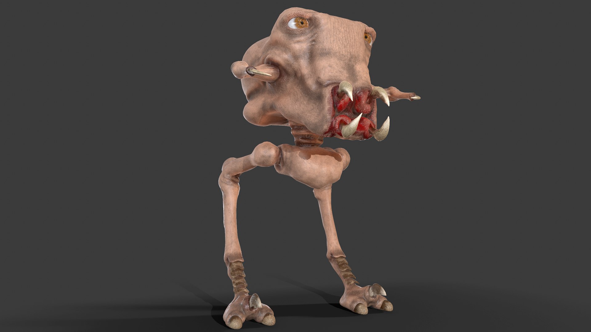 SCP-173 Monster - 3D Model Animated