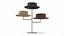 Triple Hat Display Stand 3D model