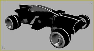 3d model tron light runner