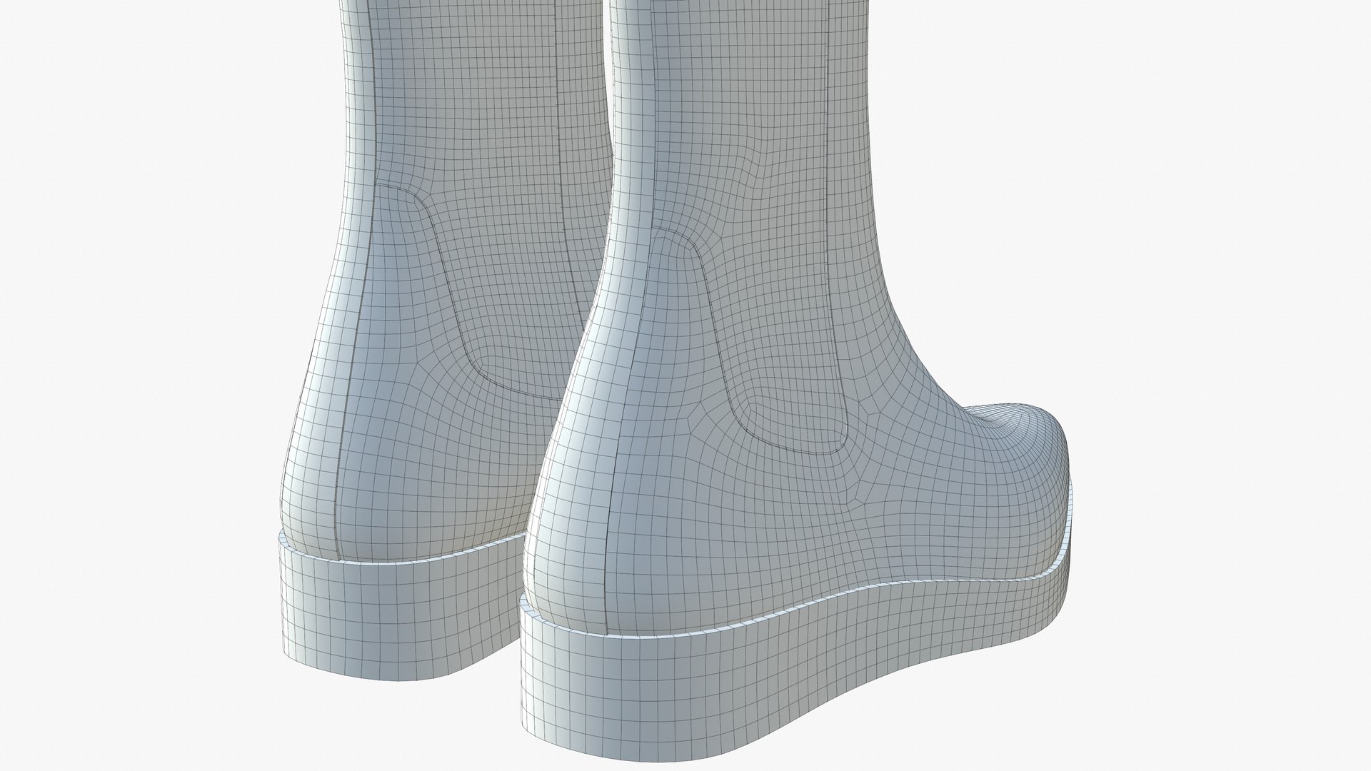 Leather Boots Womens 3D model - TurboSquid 1815990