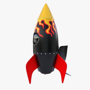 3D model rocket