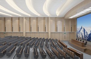 Conference Hall Auditorium 02 3D model