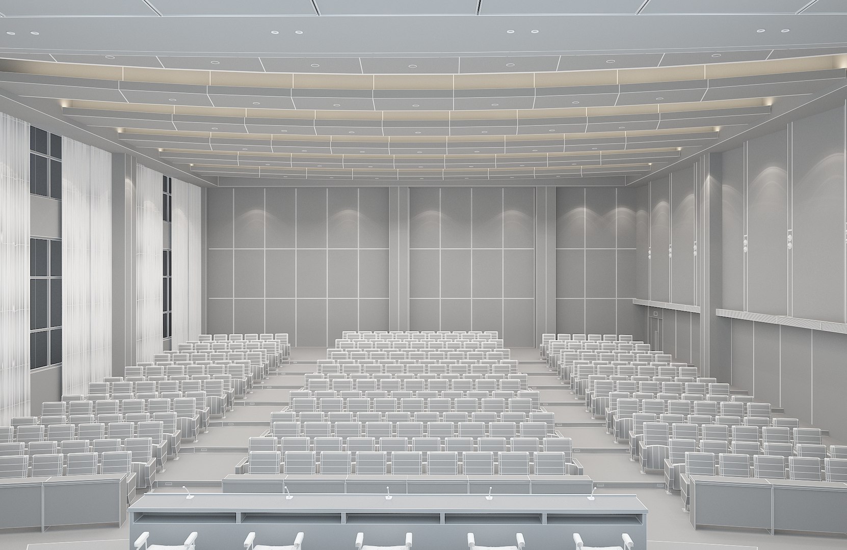 Conference Hall Auditorium 02 3D Model - TurboSquid 2227596