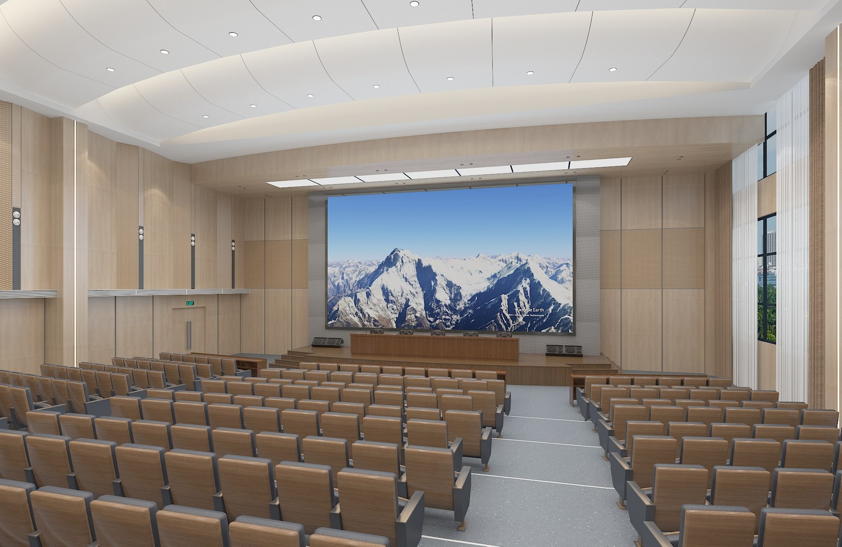 Conference Hall Auditorium 02 3D Model - TurboSquid 2227596