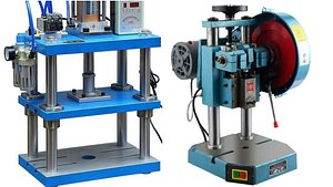 3D model Compact Mini Punch Press Machine for Precision Sheet Metal and Component Forming