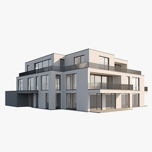 Simple Modern Villa 3D model