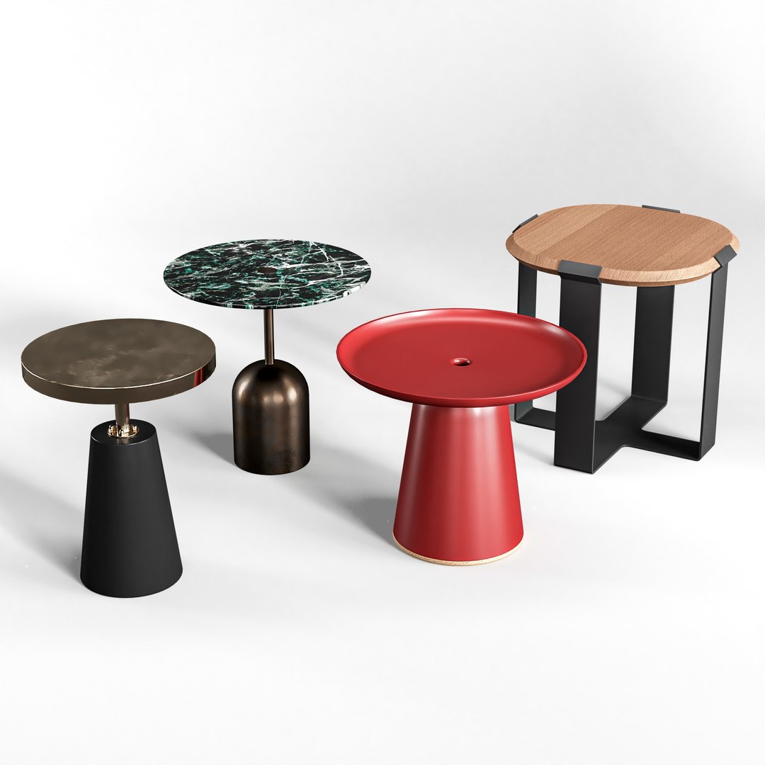 3D Side Tables Vol 07 Model - TurboSquid 1927797
