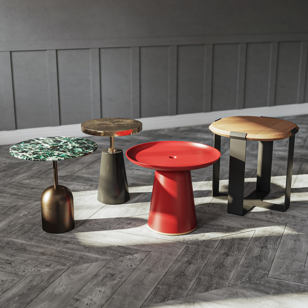 3D Side Tables Vol 07 Model - TurboSquid 1927797