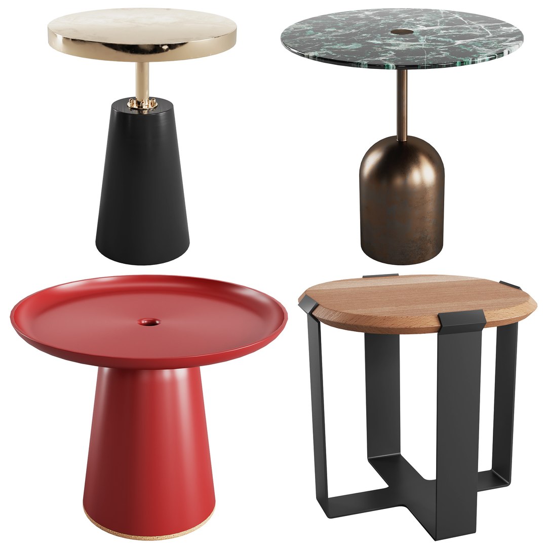 3D Side Tables Vol 07 Model - TurboSquid 1927797