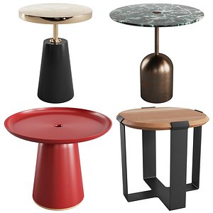 3D Side Tables  Vol 07 model