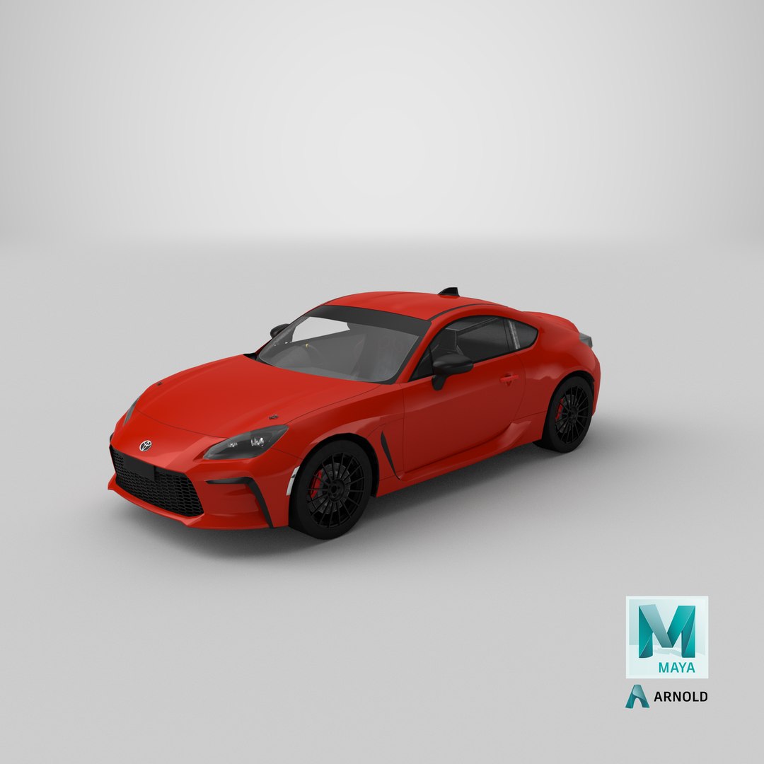 Toyota GR86 3D model https://p.turbosquid.com/ts-thumb/pb/5BI8Ra/WZ/stemcell_maya_arnold_render/png/1702290306/1920x1080/fit_q87/89bfad2b06f1cf2438510d26f9f00e688af8d611/stemcell_maya_arnold_render.jpg