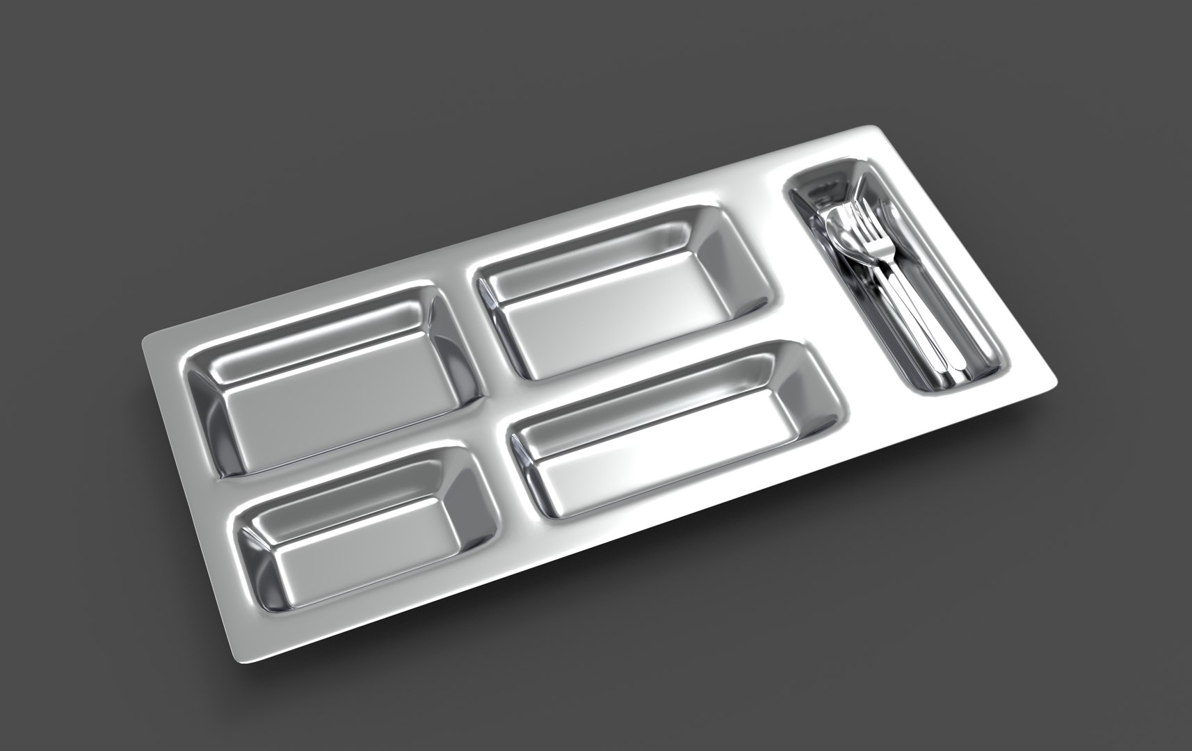 3D Model Food Tray 3D Model - TurboSquid 2338485
