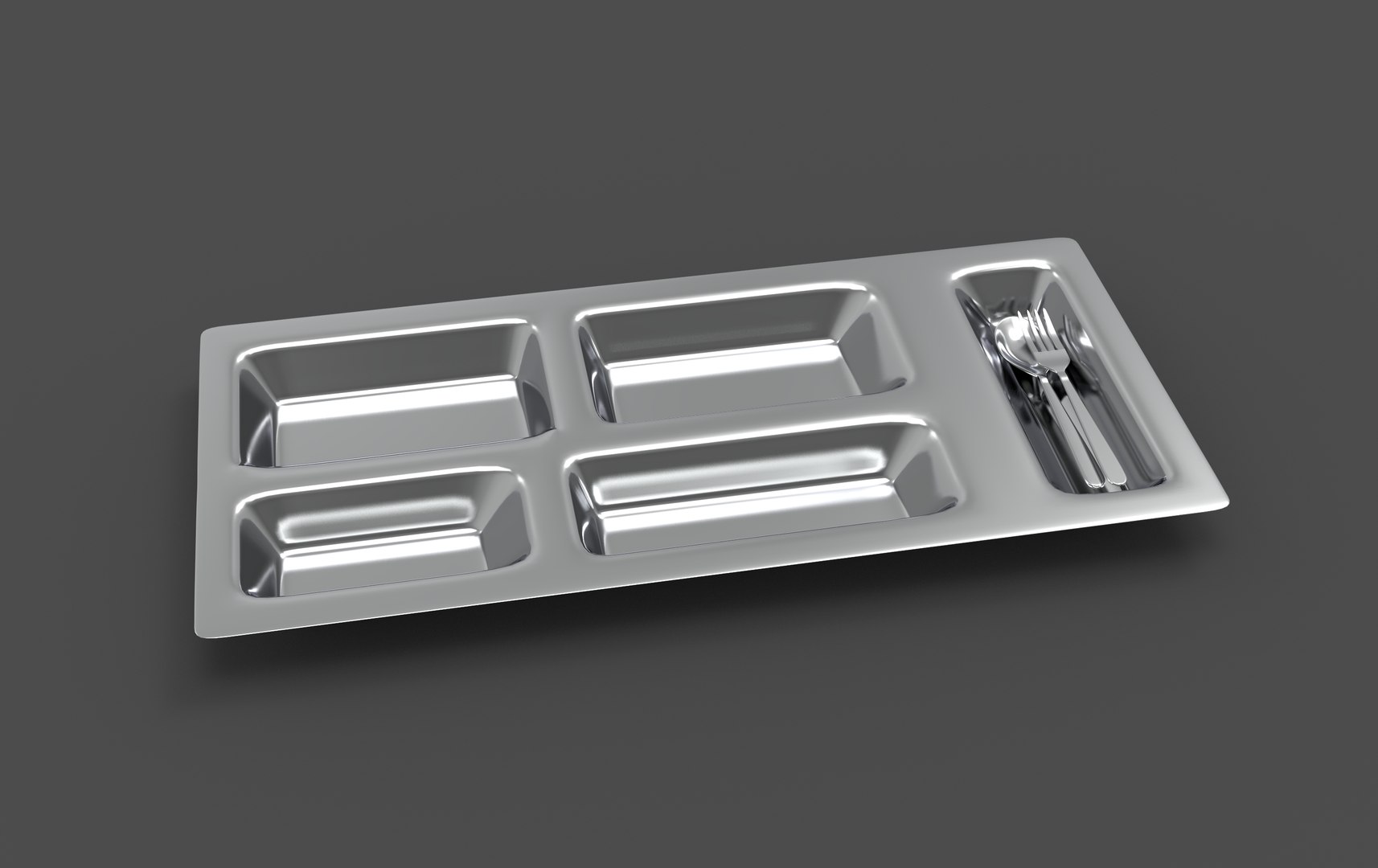 3D Model Food Tray 3D Model - TurboSquid 2338485