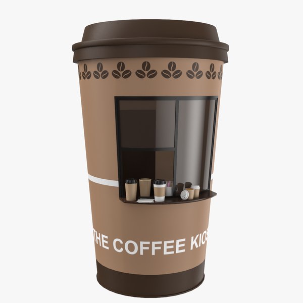 Coffee Kiosk 3D Model