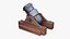 Medieval Siege Mortar Cannon 3D Model Game Ready 4K PBR