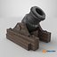 Medieval Siege Mortar Cannon 3D Model Game Ready 4K PBR